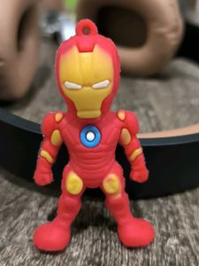IRON MAN RUBBER KEYCHAIN