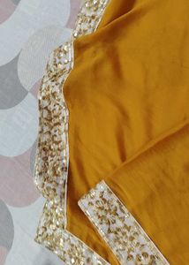 Elegant Mustard Kurta Set with Dupatta