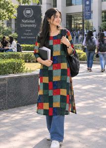 Women’s Multicolor Printed Kurti