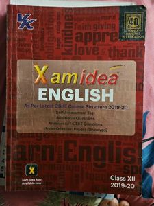 Xam idea English Class XII 2019-20