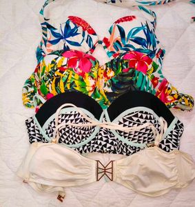 Bundle of 4 Bikini Tops