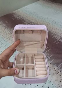 Pink Travel Jewelry Box