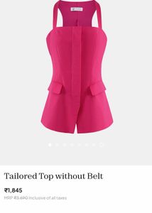 Hot Pink Statement Top