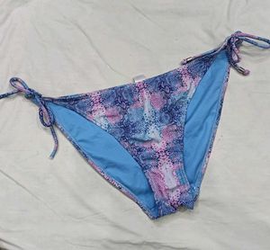 ❤️‍🔥 Snake Print Tie-Side Bikini Bottoms
