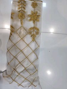 Beautiful White &amp; Yellow Kurta Set