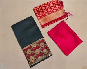 Premium Banarasi Inspired 3-Piece Unstitched Suit