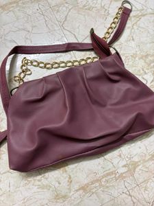 Stylish Purple Shoulder Bag