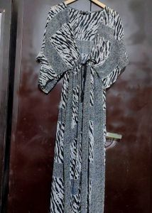 Black & White Stylish Zebra Print Shrug 38 Bust