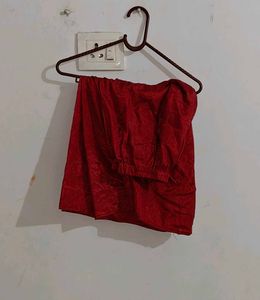 Elegant Red Kurta Palazzo set.