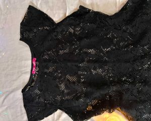 Lace Black Top