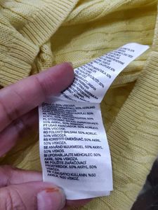 Yellow Knit Sweater