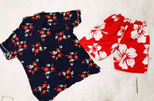Very Beautiful Floral Night Suit ❤️
