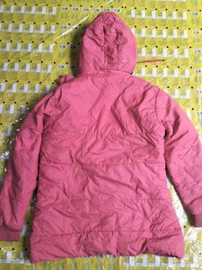 Woman Jacket in pink colour.