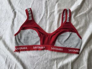 Price Drop! Sayonara Red & Grey Sports Bra