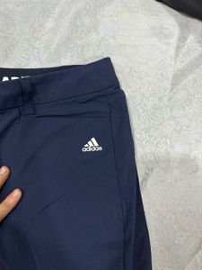 Adidas Original Navy Blue Slim Fit Sports Trousers
