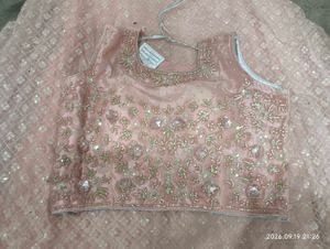 Elegant Pink Embellished Lehenga Choli