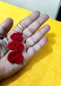 Cute Crochet Flower Hair Clips♥️🌸