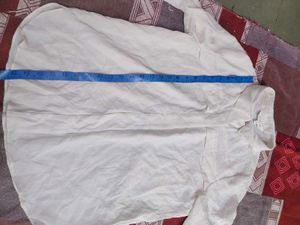 Chic White Long Sleeve Button-Up Top