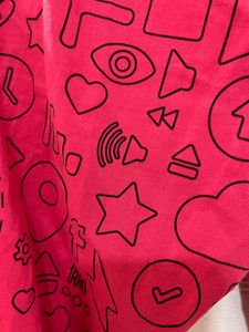 Red Patterned Lounge Pants