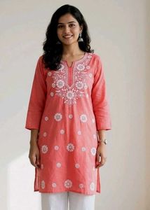 Chikankari Cotton Kurta