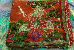 Lac Border Saree