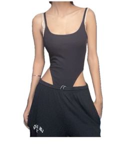 Black Basic Tank Bodysuit
