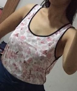 Floral Print Sleeveless Top