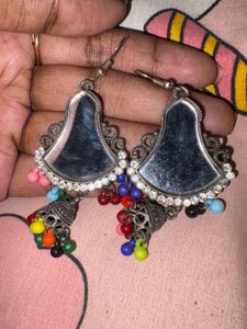Peacock Design Jhumka Earrings