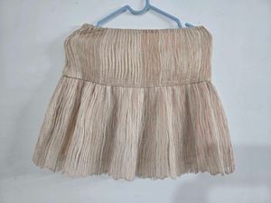 Pleated Mini Skirt waist 28