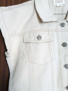 Sleeveless Denim Dress