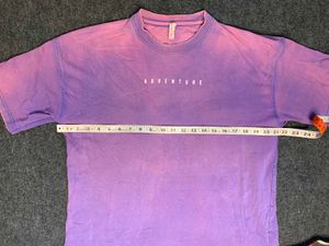 Nike "Adventure" Lavender Tie-Dye Graphic T-Shirt