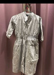 Gray Casual Dress