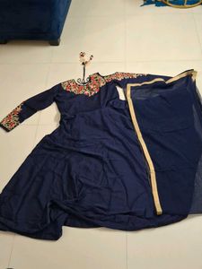 Ethnic Blue Gown for Women