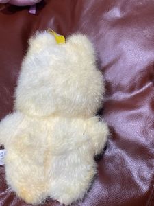 Fluffy Yellow Labubu Plush Bagcharm