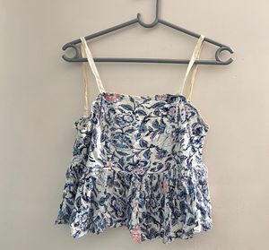 Pinteresty floral backless top