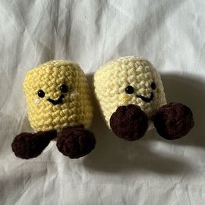 Handmade Crochet Matching marshmallows