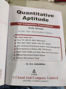 Quantitative Aptitude Book