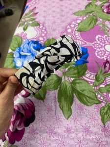 Stylish Black and White Headband