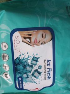 Solix Ice Fresh Refreshing Wipes