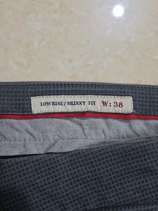 Men's Grey Casual Trousers