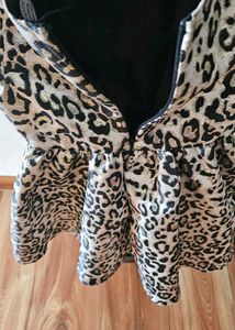 Leopard Print A-Line Dress