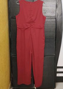 Chic Red Jumpsuit