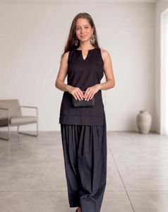 Elegant Black Kurta Set