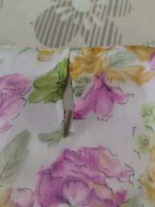 Floral Baby Top with Sequins