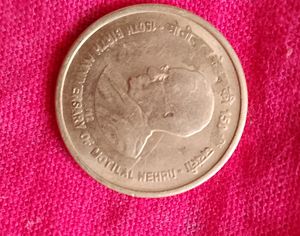 Motilala Nehru 5rs Coins