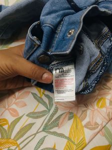Mothercare-Light Wash Denim Capri Pant