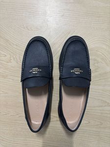 Coach Black Leather Loafers