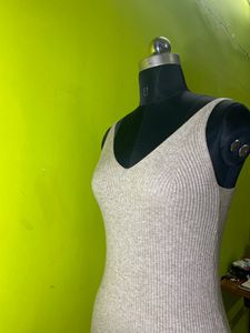 Ribbed Knit Tank Dress