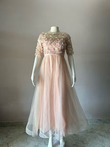 Pink Floral Tulle Gown NO DISCOUNT ❌