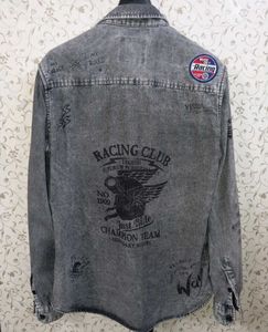 Locomotive Regular Fit Washed Shirt